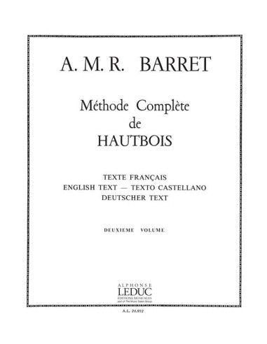 BARRET A.M.R.-Methode Complete Vol.2 für Oboe