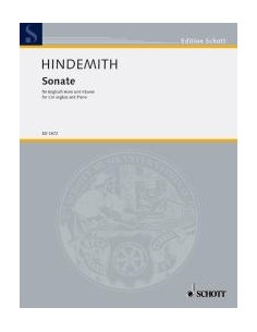 HINDEMITH P.-Sonata (1941) per corno inglese e pianoforte