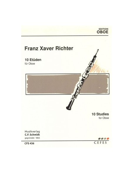 RICHTER F.X.-Etüden (10) für Oboe
