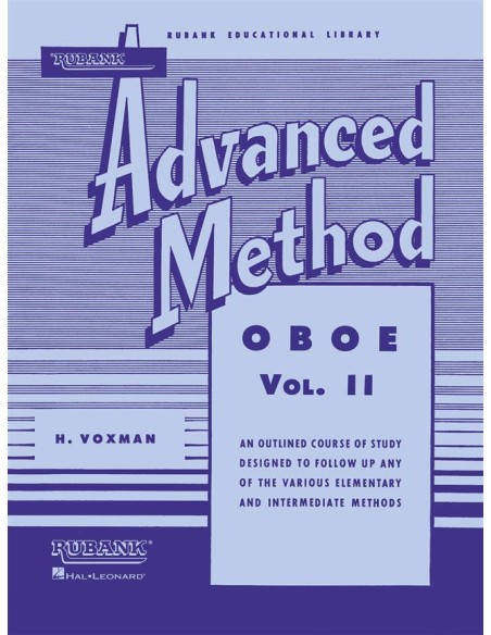 RUBANK-Advanced Method for Oboe Vol.2 (Voxman/Gower)