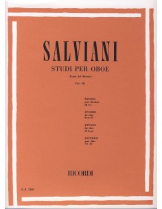 SALVIANI C.-Studi Vol.3 per Oboe (Giampieri)