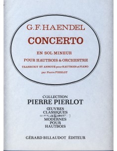 HAENDEL G.F.-Concerto No. 1 in G minor for Oboe and Piano (Pierlot)