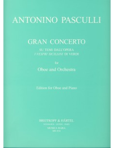 PASCULLI A.-Concerto on Motifs from Verdi's "I Vespri Siciliani" for Oboe and Piano (Zoboli)