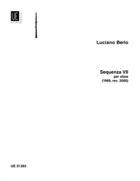 BERIO L.-Sequenza VIIa per Oboe