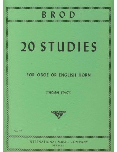 BROD H.-Studios (20) for Oboe (Stacy)