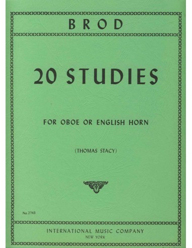 BROD H.-Studios (20) for Oboe (Stacy)
