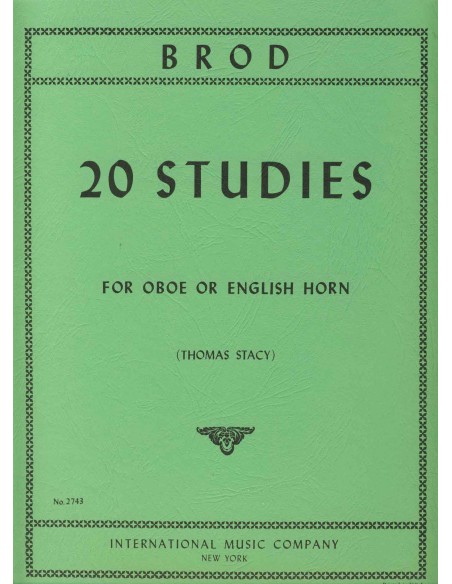 BROD H.-Studios (20) per Oboe (Stacy)