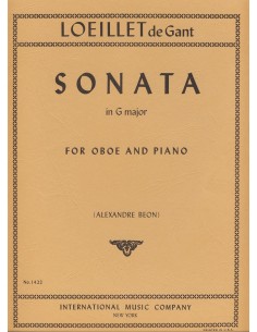 LOEILLET J.B.-Sonata in G Major for Oboe and Piano (Beon)