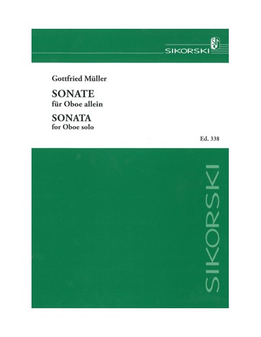 MULLER G.-Sonata for Oboe