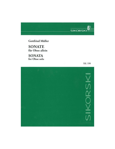 MÜLLER G.-Sonate für Oboe