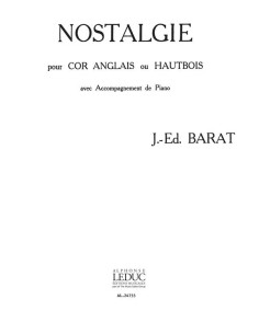BARAT J.E.-Nostalgie per corno inglese e pianoforte