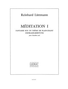 LUTTMANN R.-Meditation I for Oboe