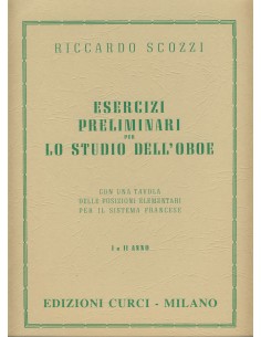 SCOZZI R.-Preliminary Exercises for Oboe