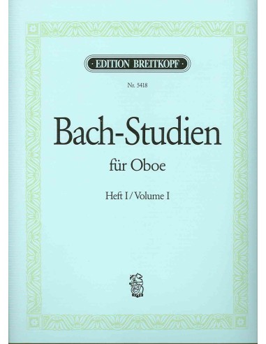 BACH J.S.-Studi Vol.1 per oboe (Heinze)