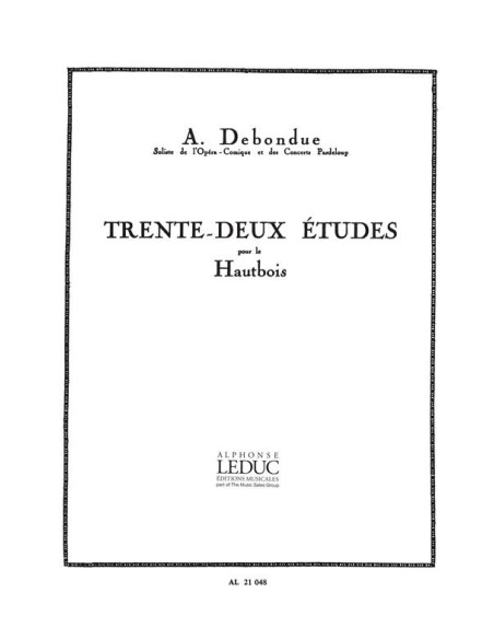 DEBONDUE A.-Etüden (32) für Oboe