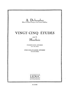 DEBONDUE A.-Etüden (25) für Oboe