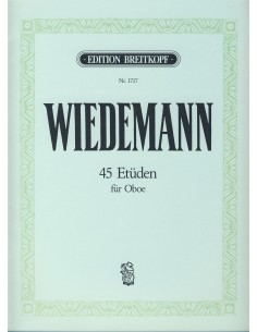 WIEDEMANN L.-Studi (45) per oboe
