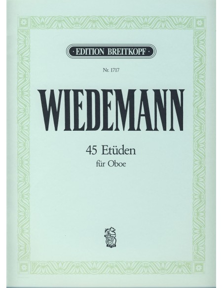 WIEDEMANN L.-Studi (45) per oboe