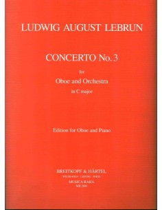 LEBRUN L.A.-Concerto No. 3 in C Major for Oboe and Piano (Ledet)
