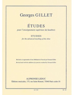 GILLET G.-Studium für Oboe (Methode de Travail)