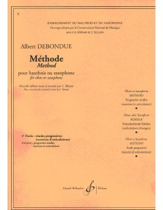SELLNER & DEBONDUE-Methode Vol.3: Progressive Studien und Artikulationsübungen für Oboe (Saxophon)