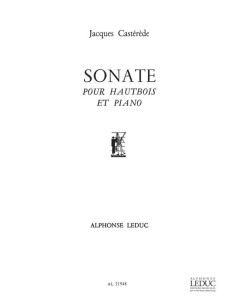 CASTEREDE J.-Sonate für Oboe und Klavier