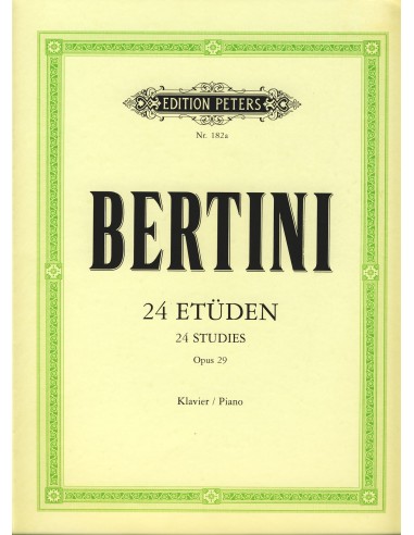 BERTINI H.-Studi Op. 29 per pianoforte (Ruthardt)