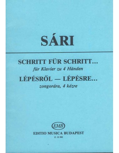 SARI J.-Step By Step für 4-Hand-Klavier