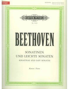 BEETHOVEN L.V.-Sonate e Sonate facili per pianoforte (Urtext)