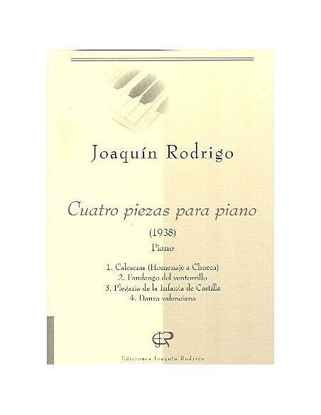 RODRIGO J.-Pezzi (4) per Pianoforte