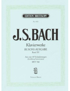 BACH J.S.-Goldberg Variazioni (BWV:988) per pianoforte (Busoni)