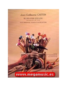 CATTIN J.G.-Blues for Goulou pour groupe de percussions (partition)