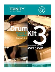 TRINITY COLLEGE LONDON-Drum Kit 3 (classi 5 e 6) con CD (2014/2019)