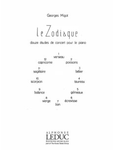 MIGOT G.-Piano Sternzeichen