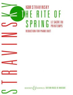 STRAVINSKY I.-The Rite of Spring (Ballet) for 4-hand piano