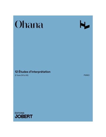 OHANA M.-Performance Studies (12) Vol.2 per pianoforte