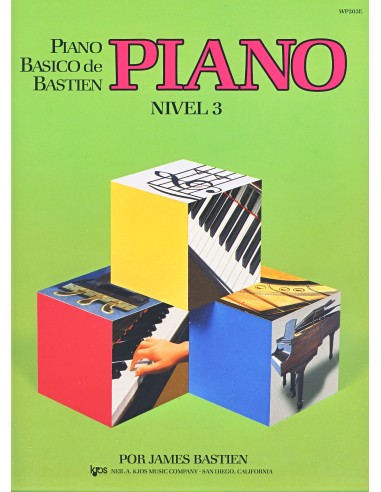 BASTIEN J.-Level 3 Methode für Klavier (WP203E)