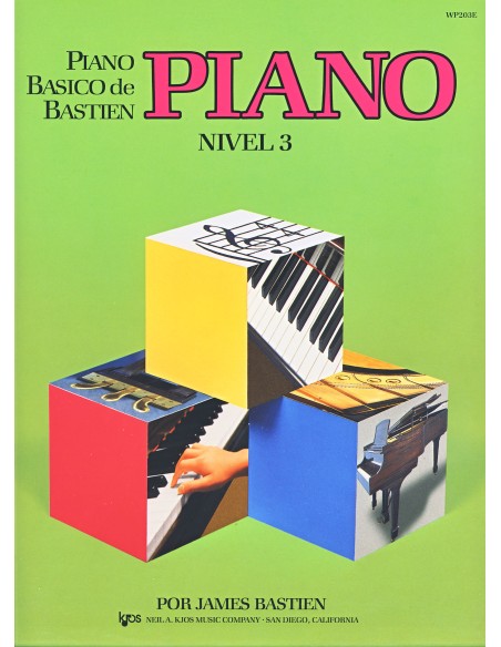 BASTIEN J.-Level 3 Methode für Klavier (WP203E)