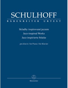 SCHULHOFF E.-Jazz Inspired Works for Piano