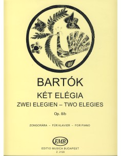 BARTOK B.-Elegies (2) Op.8B pour piano