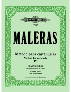 MALERAS E.-Castanets Method 4th Course: Piano Accompaniment