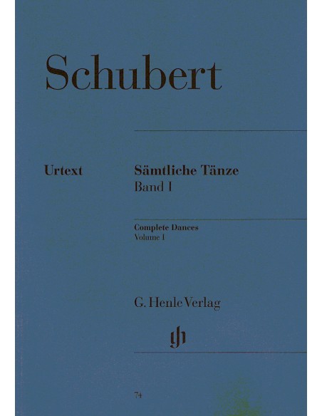 SCHUBERT F.-Danze complete 1° per pianoforte (Urtext)