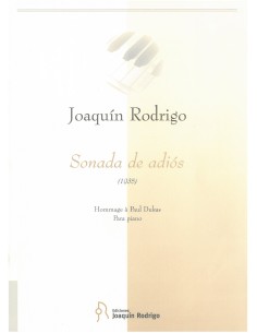 RODRIGO J.-Sonada de Adios (1935) for Piano