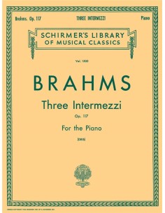 BRAHMS J.-Intermezzi Op.117 per pianoforte (Deis)
