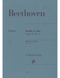 BEETHOVEN L.V.-Rondò Op.51 n. 2 in sol maggiore per pianoforte (Urtex)
