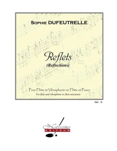 DUFEUTRELLE S.-Reflets per flauto e vibrafono (pianoforte)