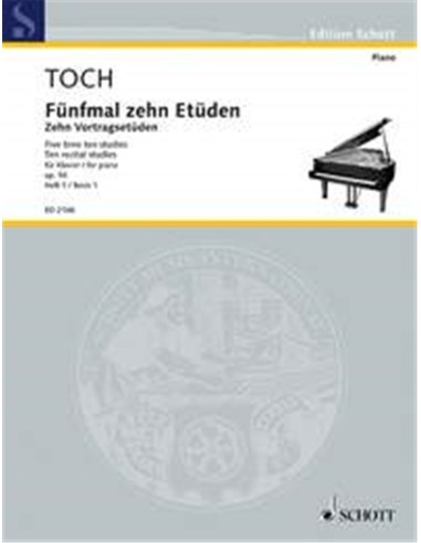 TOCH E.-Performance Studies Op.56 für Klavier