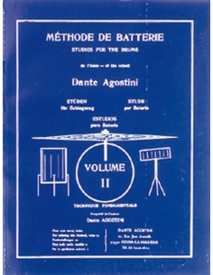 Méthode AGOSTINI D.-Drum Vol.2 : Techniques fondamentales
