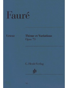 FAURE G.-Theme and Variations Op.73 for Piano (Urtext)