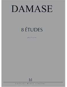 DAMASE E.-Etudes (8) pour piano